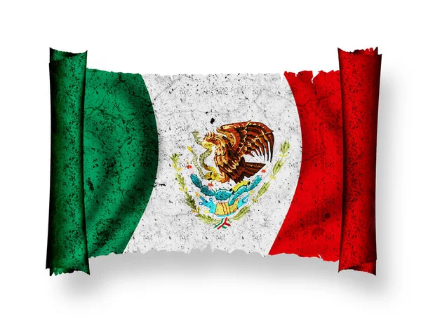 Flagge Mexikos Patriotismus Und Land — Stockfoto