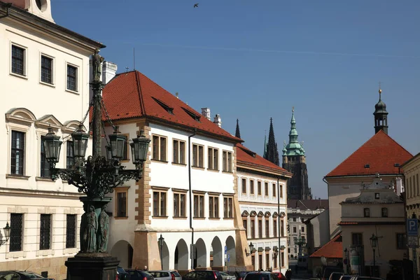 Loreta Caddesi Hradcany Prag — Stok fotoğraf