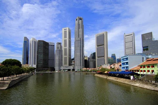 Vue Panoramique Sur Majestueuse Ville Urbaine — Photo