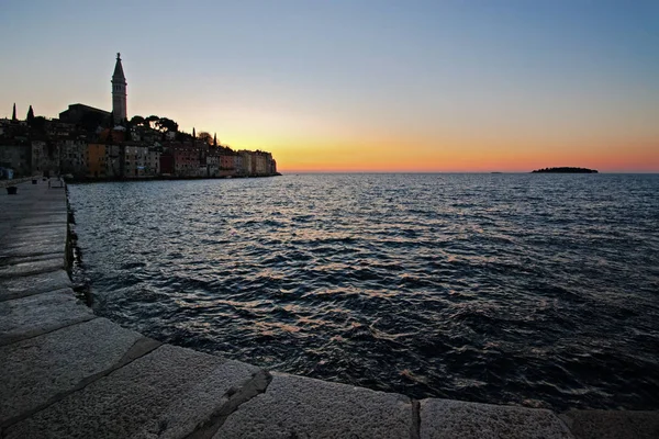 Rovinj Kvällen — Stockfoto