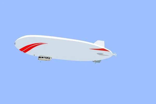 Воздушный Корабль Летающий Транспорт — стоковое фото