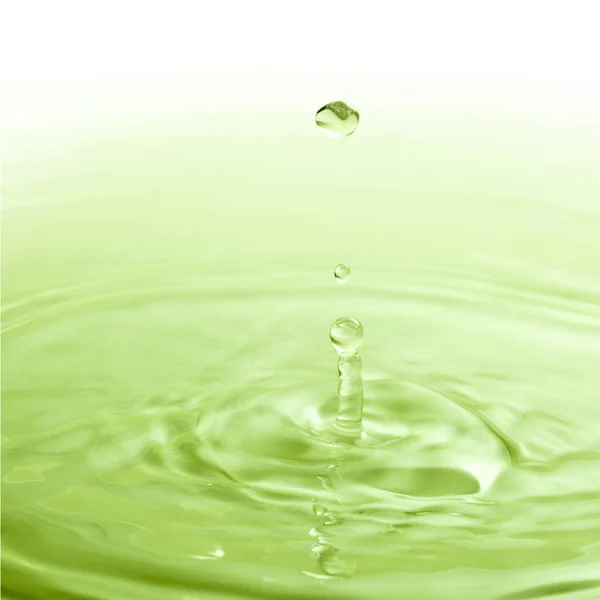 Obraz Czystości Prostoty Kropli Wody Kolorowej — Zdjęcie stockowe