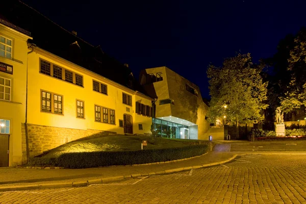 Centrum Eisenach Natten — Stockfoto