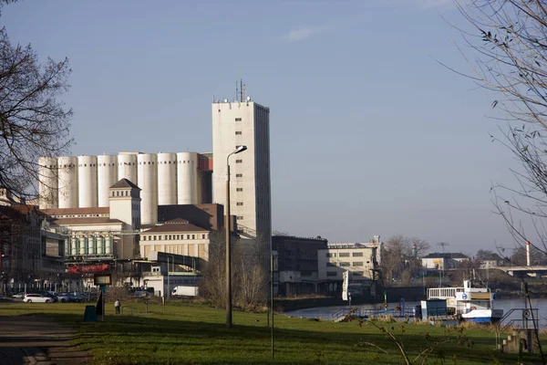 Festői Kilátás Város Homlokzataira — Stock Fotó