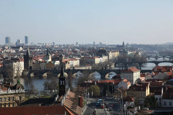 Panorama Vieille Ville Prague — Photo