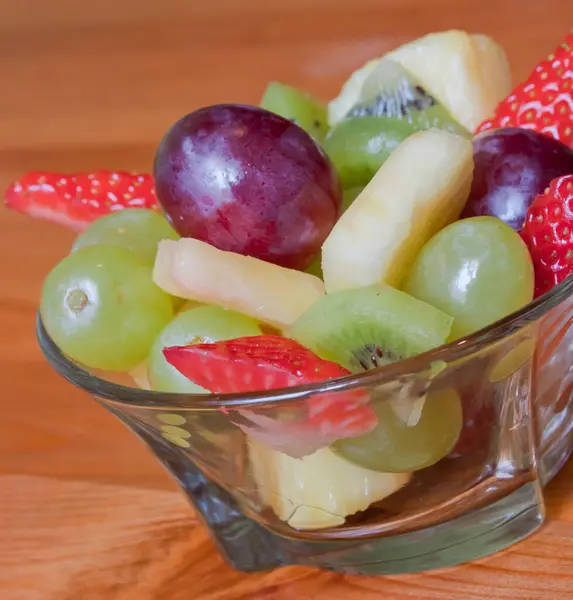 Salada Frutas Com Vitaminas Boas Para Saúde — Fotografia de Stock