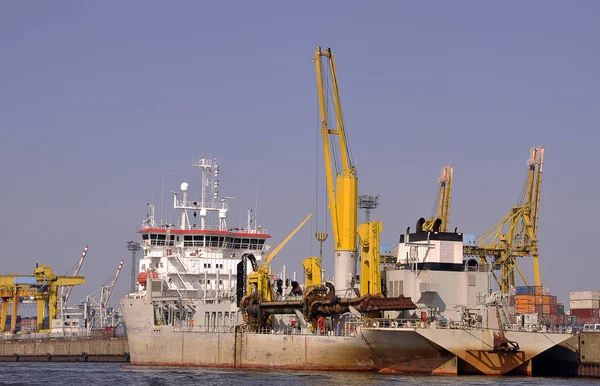 Vacker Utsikt Över Vackra Hamnlandskap — Stockfoto