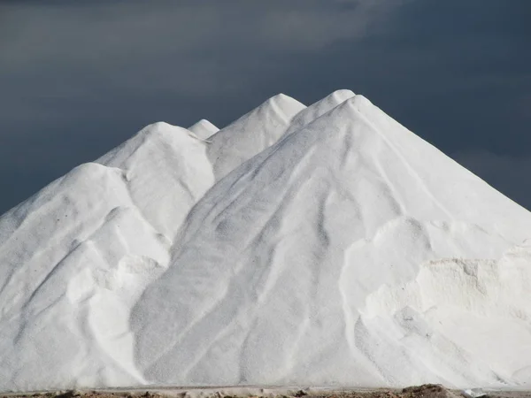 Παραγωγή Αλατιού Ses Salinas Mallorca — Φωτογραφία Αρχείου