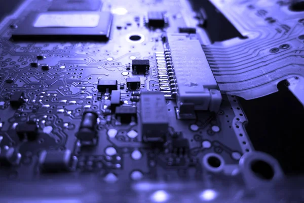 Close Shot Computer Circuit Board Royalty Free Stock Photos