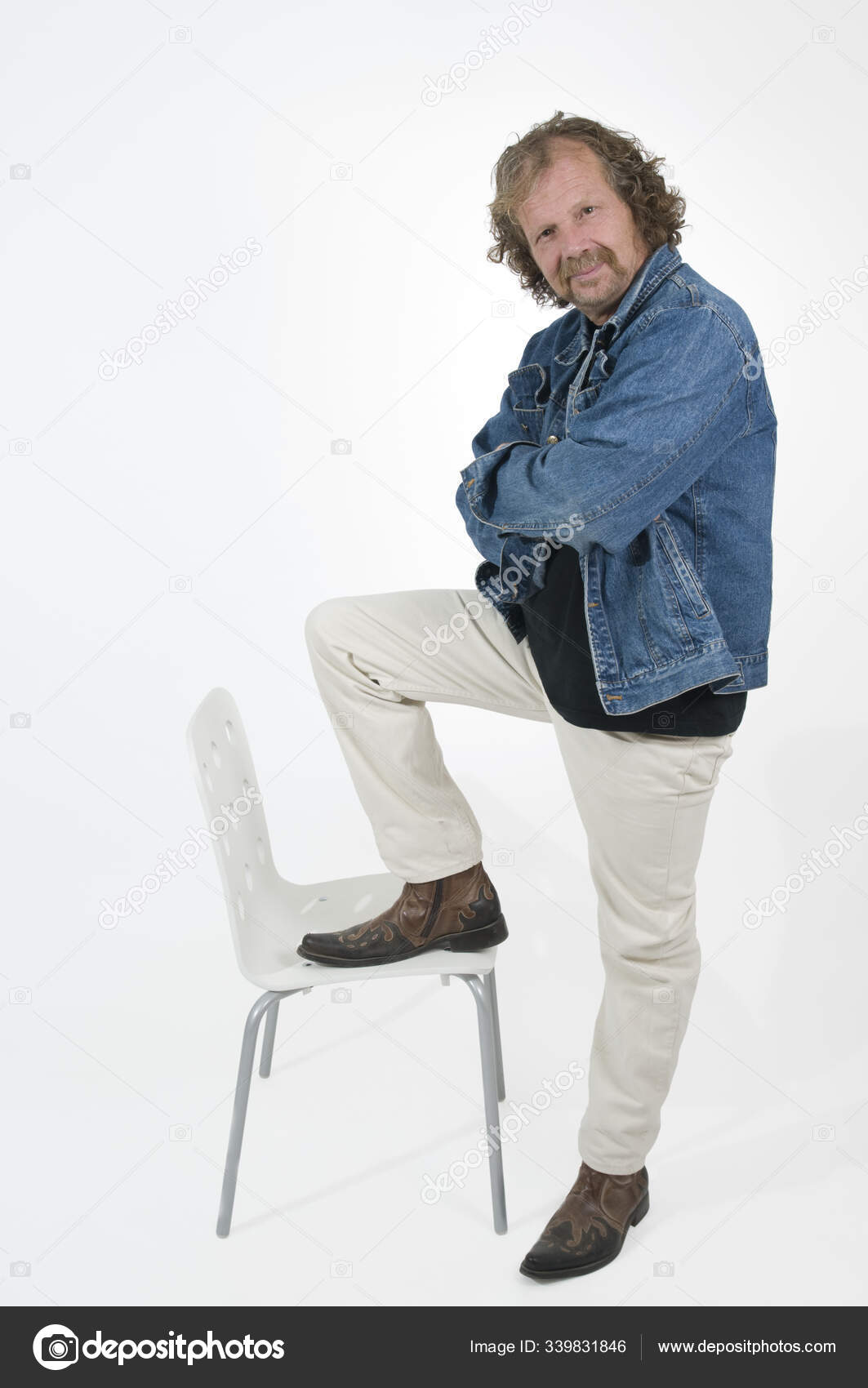 jeans for elderly man