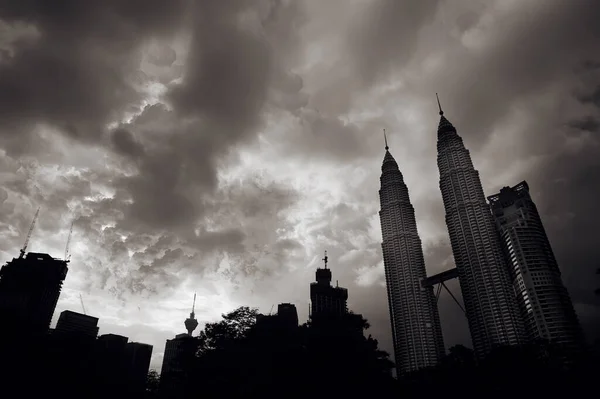 Paisaje Urbano Edificios Modernos Rascacielos Ciudad Kuala Lumpur Malasia Asia — Foto de Stock