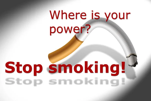 Illustration Santé Arrêter Fumer — Photo