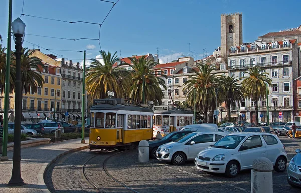 Portugal Lisboa Capital Paisaje Historia Del Castillo — Foto de Stock