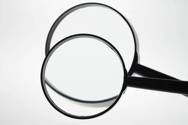 Closer Look Small Objects Magnifying Glasses Useful — Stock Photo, Image