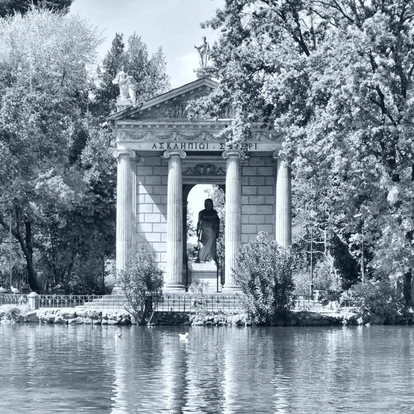 Villa Borghese Pinciana Pincian Hill Ρώμη Ιταλία Υψηλής Δυναμικής Εμβέλειας — Φωτογραφία Αρχείου