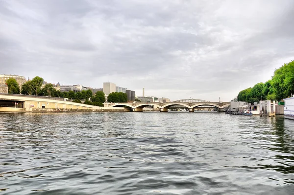 Панорама Сені Париж — стокове фото