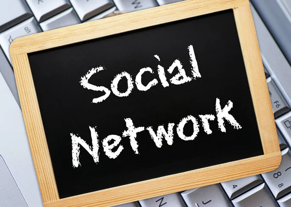 Rede Social Conceito Negócio — Fotografia de Stock