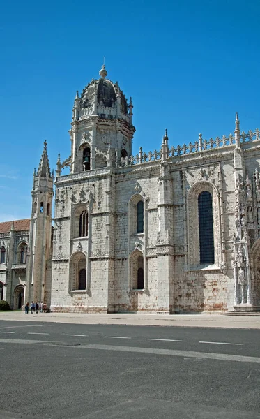 Geschiedenis Van Kasteelarchitectuur Lissabon Portugal — Stockfoto