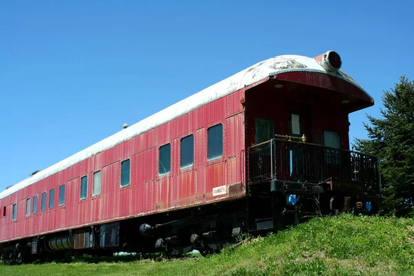 Ein Alter Personenzugwagen — Stockfoto