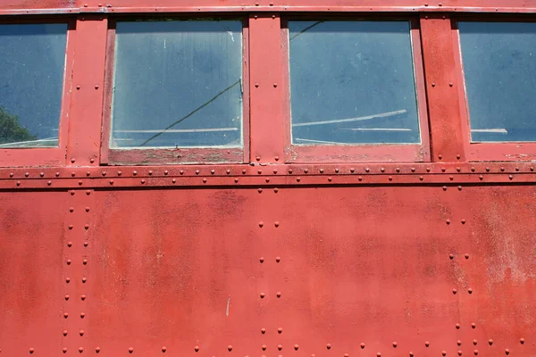 Une Vieille Voiture Train Voyageurs — Photo