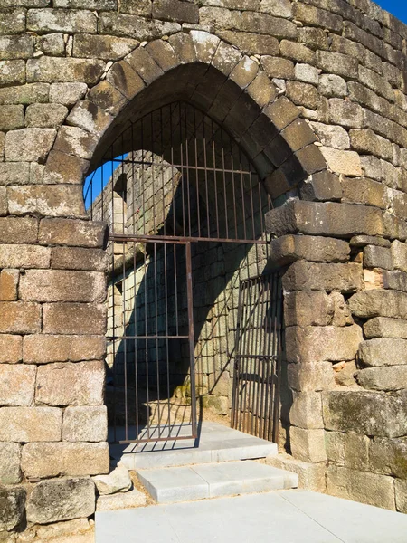 Ribadavia Castle Ghotic Door Ruins Ourense Galicia Northwest Spain Europe — Stock Photo, Image