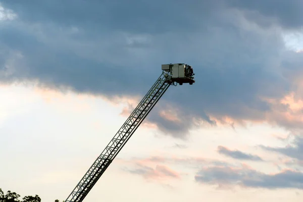 Image Firetruck Ladder — Stock Photo, Image