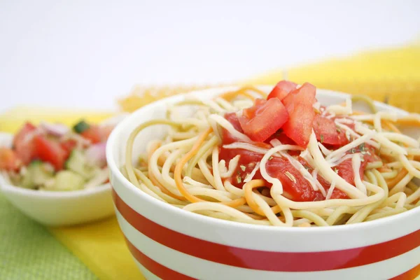 Вкусная Итальянская Спагетти Паста — стоковое фото