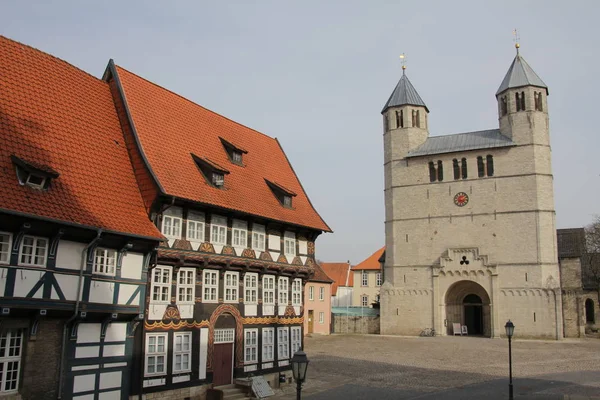 Kathedraal Slechte Gandersheim — Stockfoto