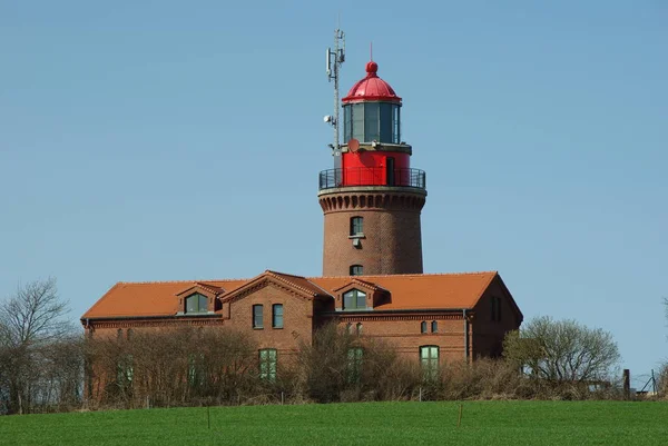 Farol Bastorf Mecke Castelo Pomerania Ocidental — Fotografia de Stock