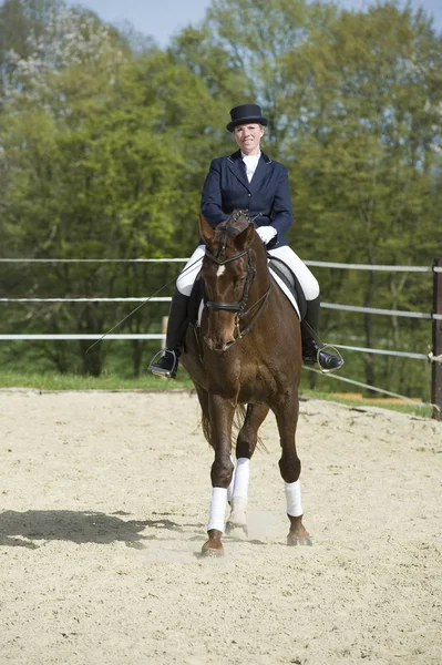 Porträt Des Reiters Bei Tag — Stockfoto