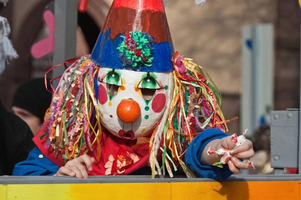 Maschera Carnevale Nel Circo — Foto Stock