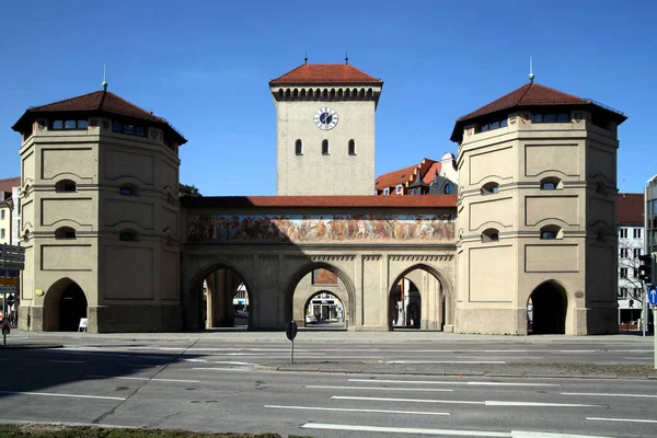 Isartor Munich Museo Karl Valentin Liesl Karlstadt — Foto de Stock