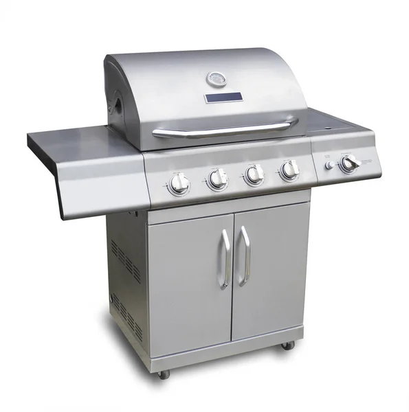 Grill Gasgrill Isoliert — Stockfoto