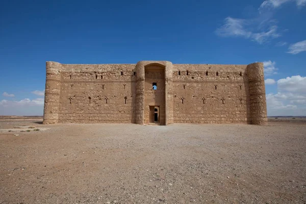 Pustynny Zamek Kharana Jordanie — Zdjęcie stockowe