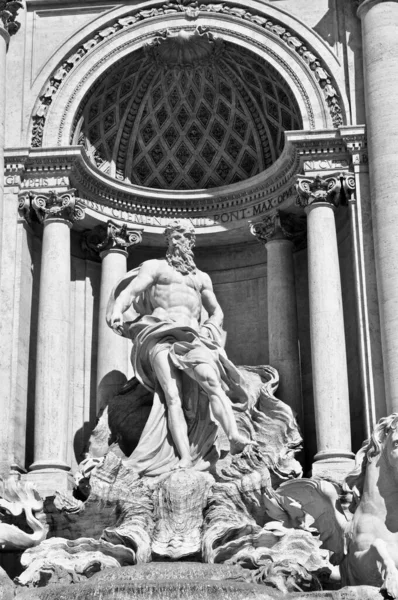 Fonte Barroca Trevi Fontana Trevi Roma Itália — Fotografia de Stock