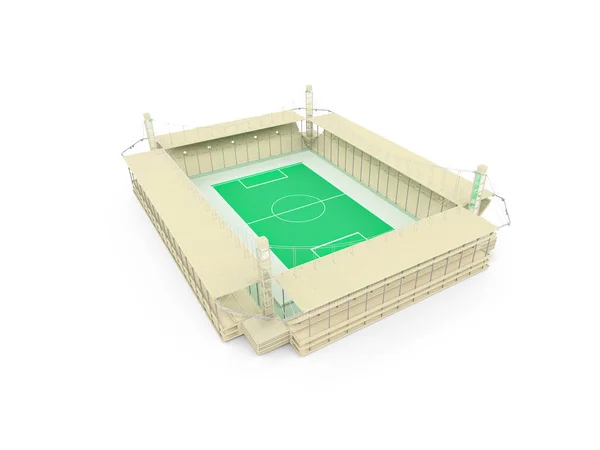 白い背景で隔離されたスタジアム — ストック写真