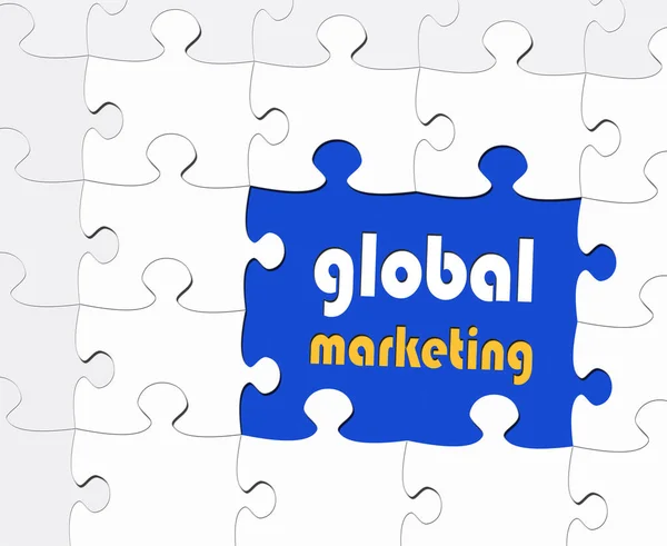 Marketing Globalny Koncepcja Biznesu — Zdjęcie stockowe