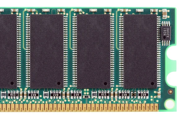 흰색에 액세스 메모리 — 스톡 사진