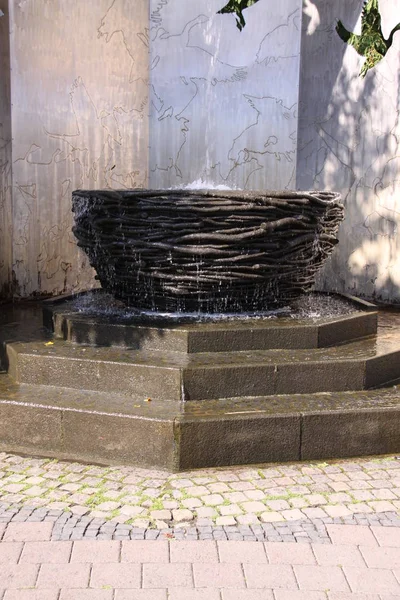 Fountain Edersee — Stock Photo, Image