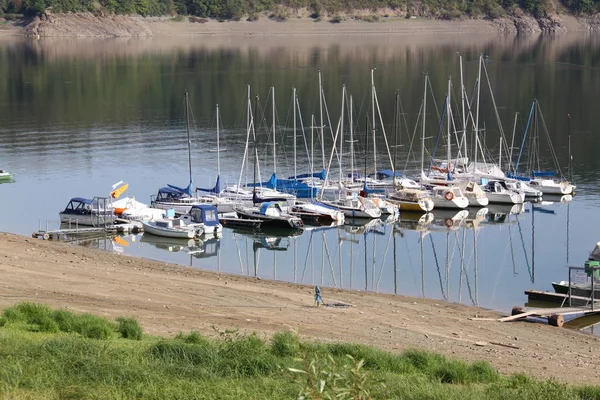 Scenisk Över Segelbåt Detaljer — Stockfoto