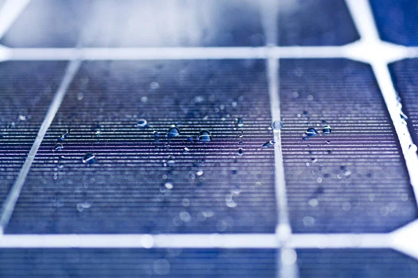 太陽エネルギー生態系太陽電池グリーン電力 — ストック写真