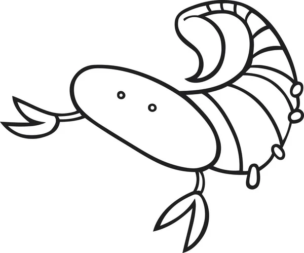 Ilustración Dibujos Animados Escorpión Para Colorear Libro — Foto de Stock