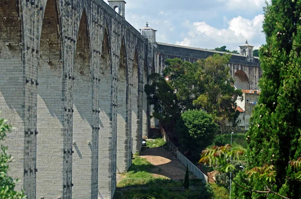 Portugal Lissabon Historia Bågen Höjd Landskapsarkitektur — Stockfoto