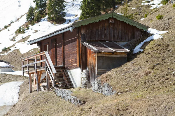 Erstaunliche Natur Auf Alpen Berge Hintergrund — Stockfoto