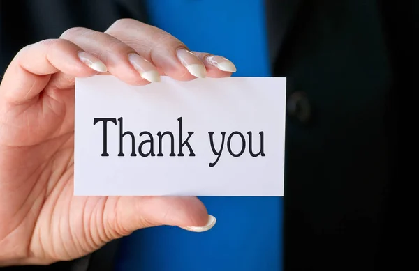 Thank You Thank You Card — 스톡 사진
