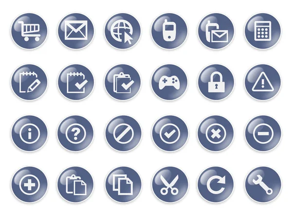 Ikony Wektorowe Projektowania Interfejsu Użytkownika — Zdjęcie stockowe