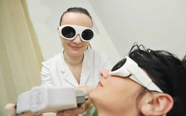 Trattamento Laser Depilazione Cura Della Pelle Spa Beauty Studio — Foto Stock