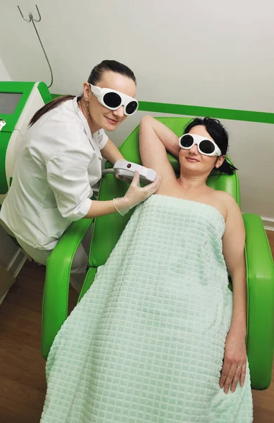 Trattamento Laser Depilazione Cura Della Pelle Spa Beauty Studio — Foto Stock
