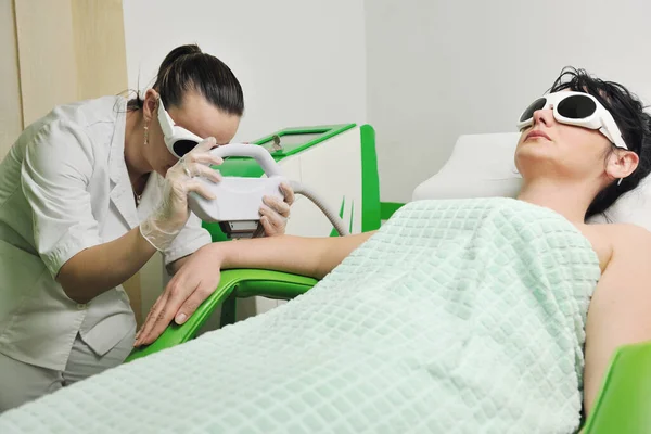 Trattamento Laser Depilazione Cura Della Pelle Spa Beauty Studio — Foto Stock