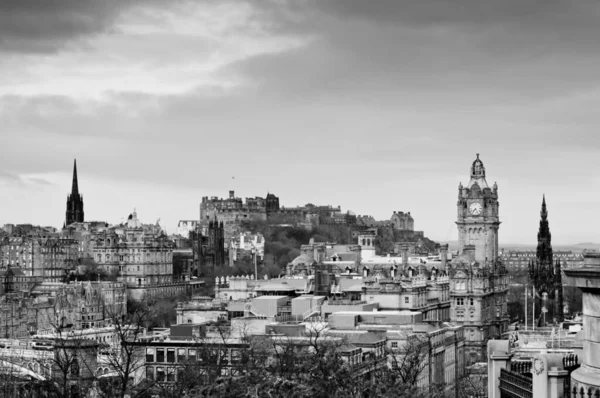 View Edinburgh City Skyline Scotland — Stockfoto